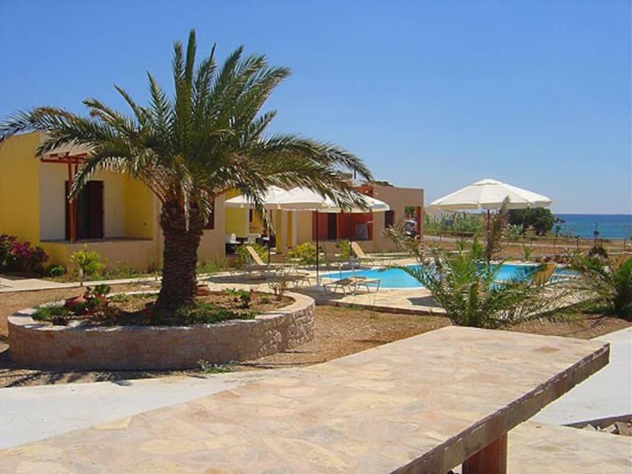 Studio At Beautiful Beach Kouremenos Apartamento Anevato Exterior foto